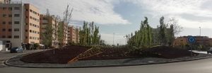 Proyecto acondicionamiento paisajistico Eje Central Mairena del Aljarafe
